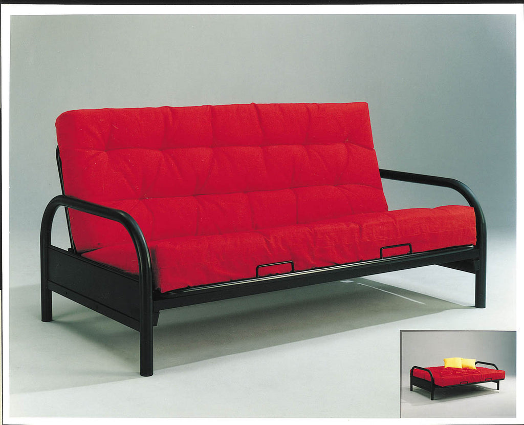 Metal Futon Frame with Pad