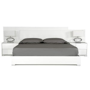 Modrest Monza Italian Modern White Bed