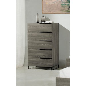 Nova Domus Enzo Italian Modern Grey Oak Chest