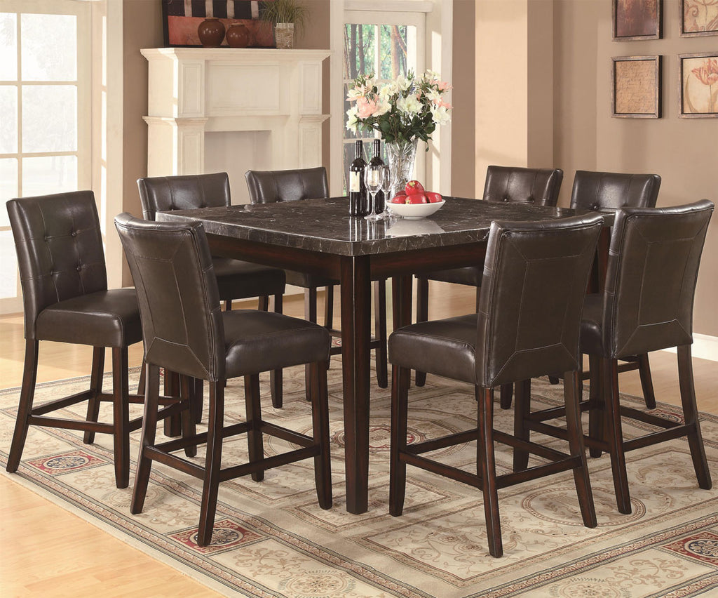 9 Piece Counter Height Table and Stool Set