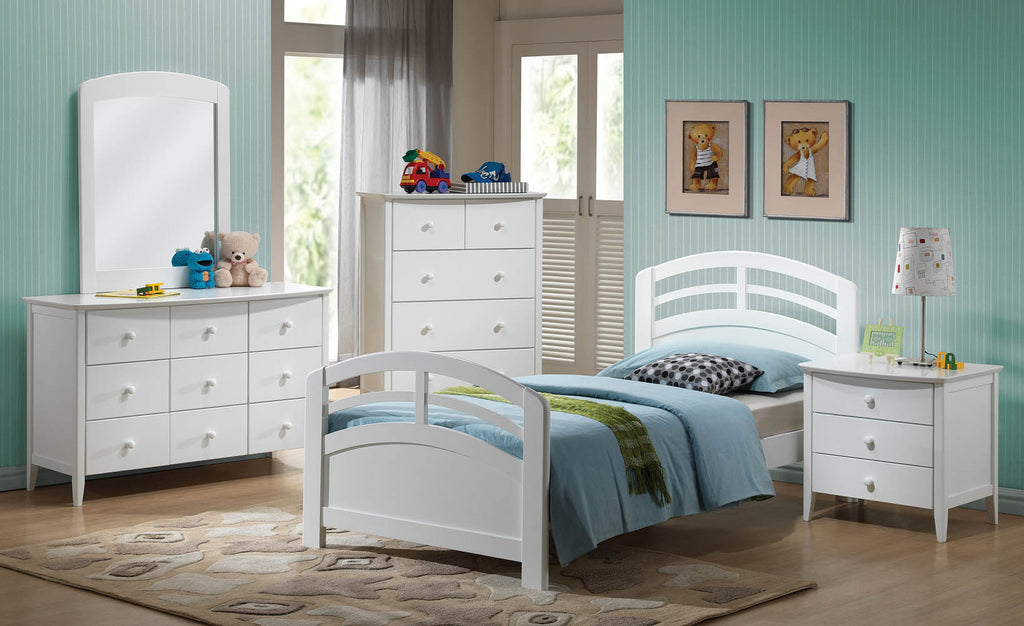White Twin Bed Frame