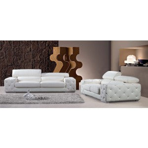 Divani Casa Delilah Modern Blue Fabric Chair