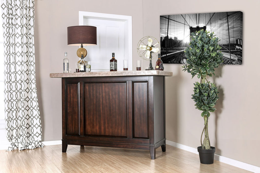 Bar Table W/ Genuine Marble Top