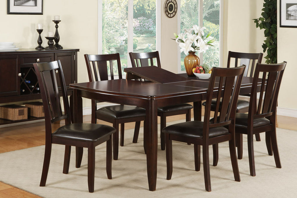 7 Piece Wooden Dinning Table Set