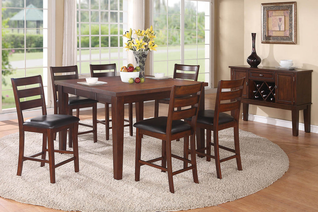 7 Piece Counter Height Dining Room Set