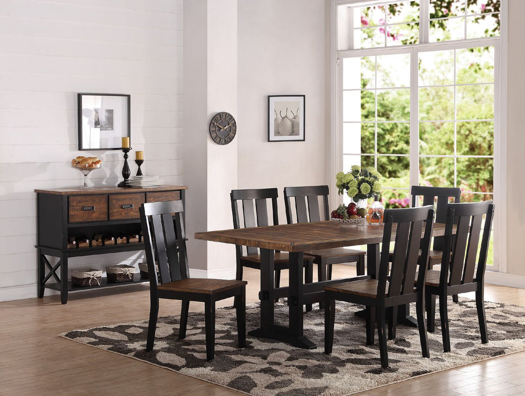 5-Pc Wooden Dining Set