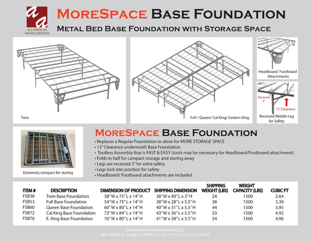 More Space Bed Frames