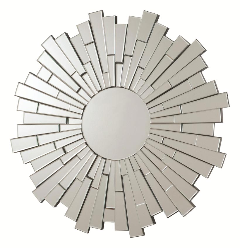Contemporary Round Frameless Mirror