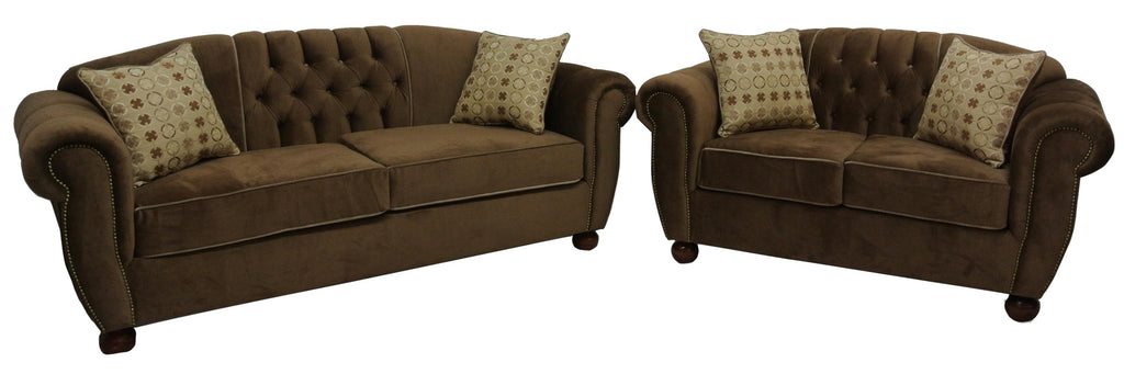 2 Pcs Napoleon Sofa Set