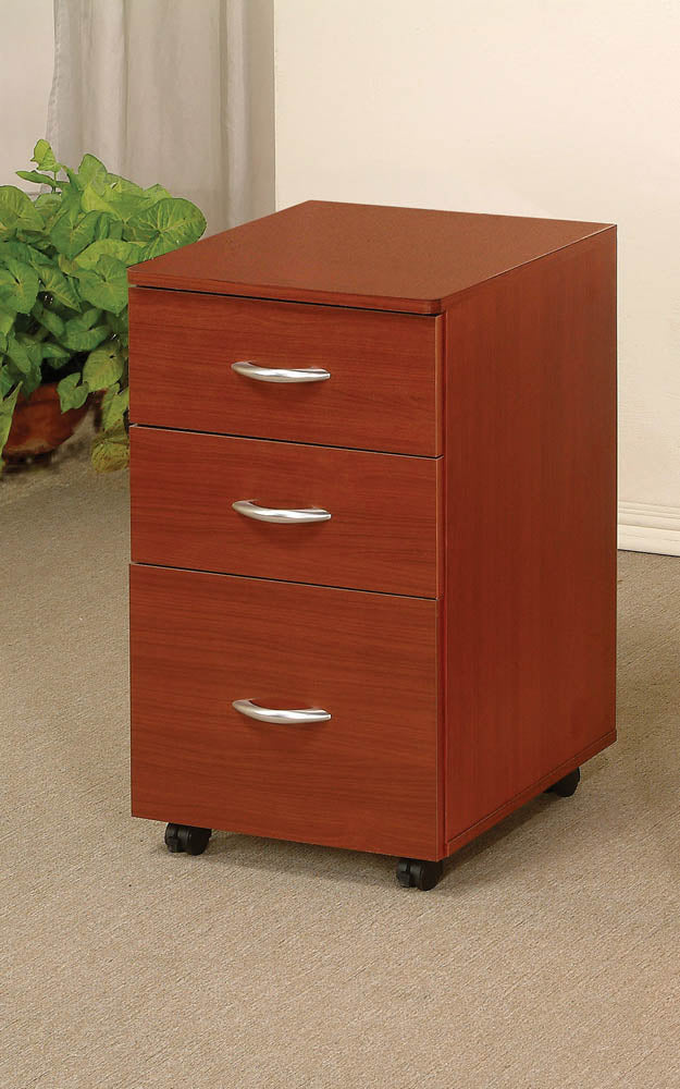 Cherry Finish File Cabinet