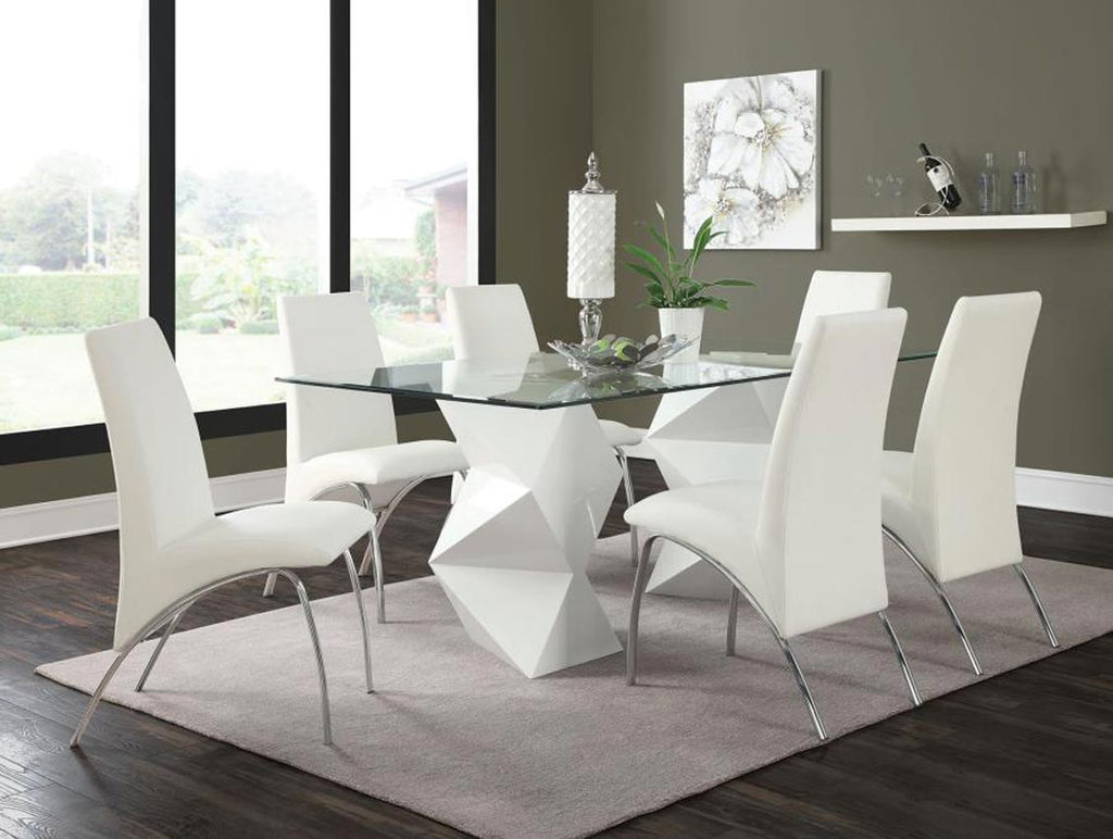 5 Pcs Contemporary Dining Set