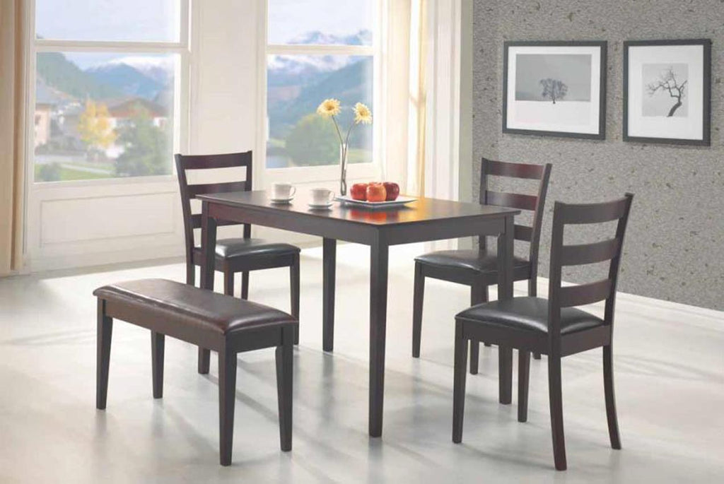 5 Pcs Wooden Table Set