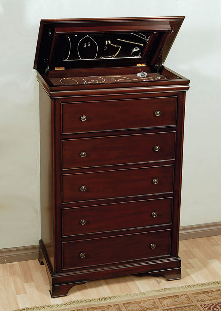 Versailles 5 Drawer Chest with Lift Top