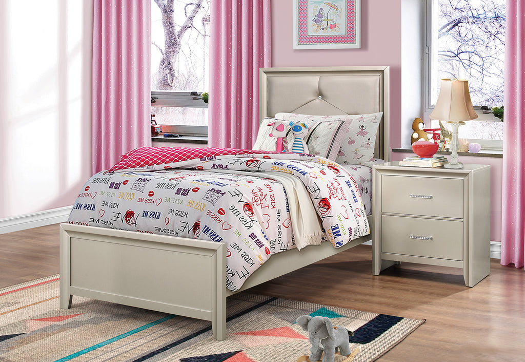 Lana Bed with Upholstered Headboard