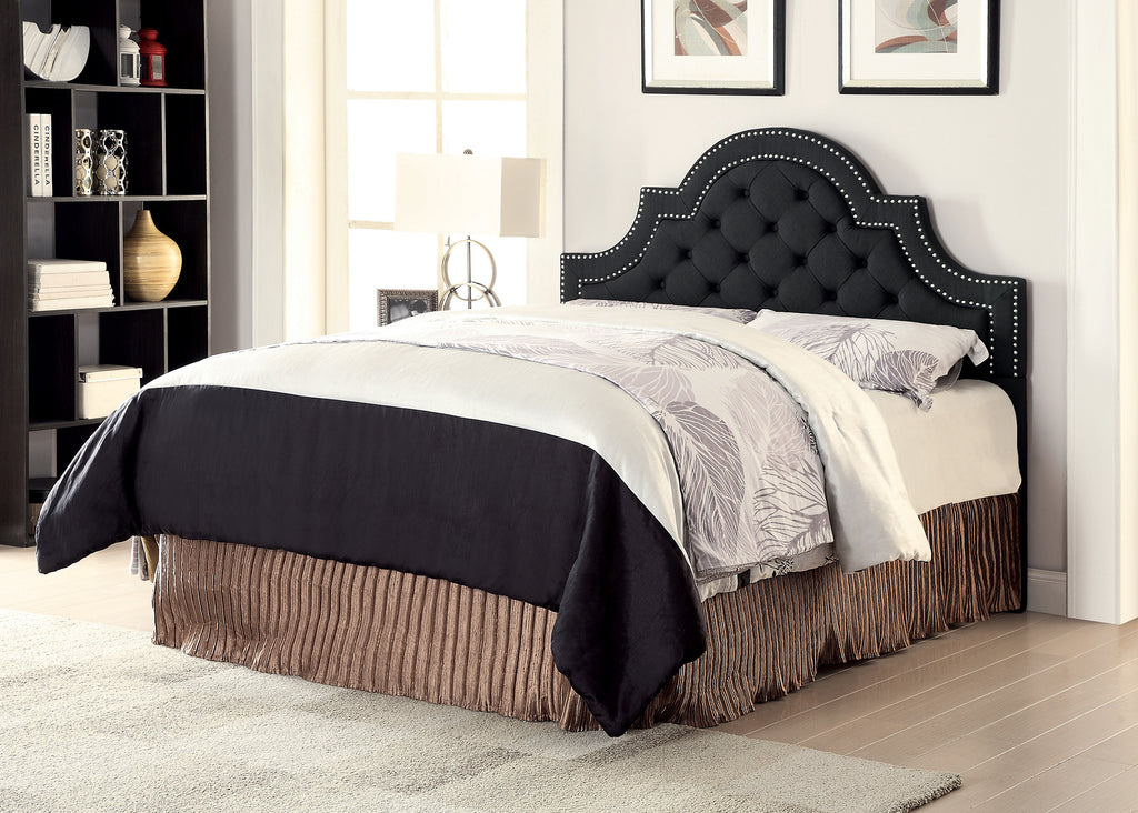 Queen/ Full Ojai Upholstered Headboard with Button Tufting- Grey or Oatmeal