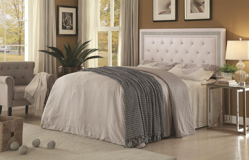 White Uphostered Headboard