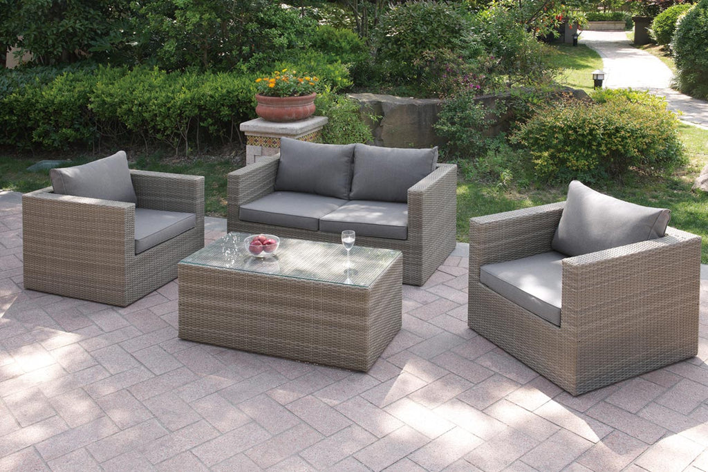4 Pcs Patio Sofa Set