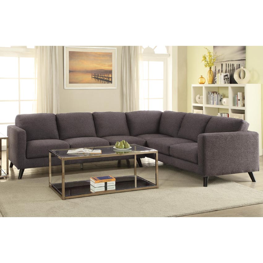 Azalea Mid Century Modern Sectional