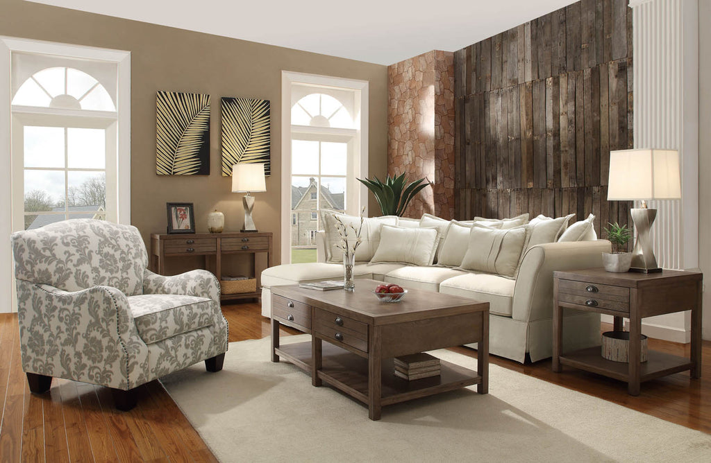 Comfortable Oatmeal Sectional