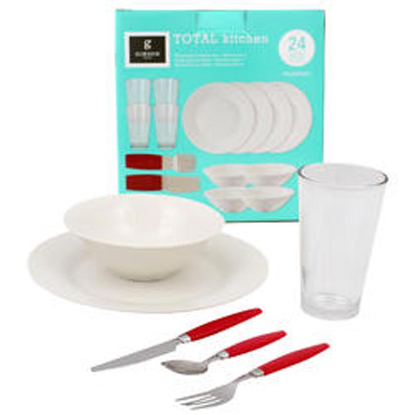 Plates, Cups, and Utencils
