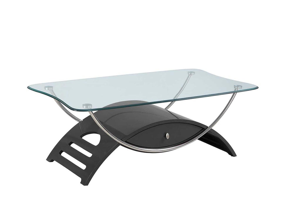 Grey Glossy Coffee Table