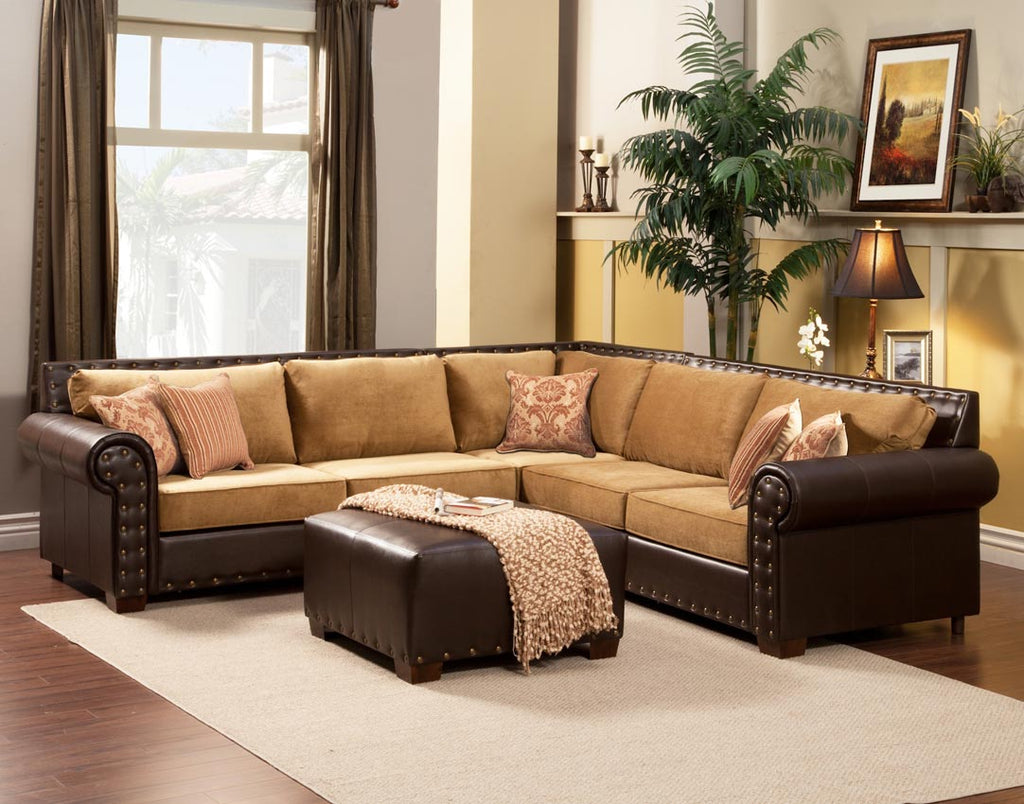 Brown Modern Sectional