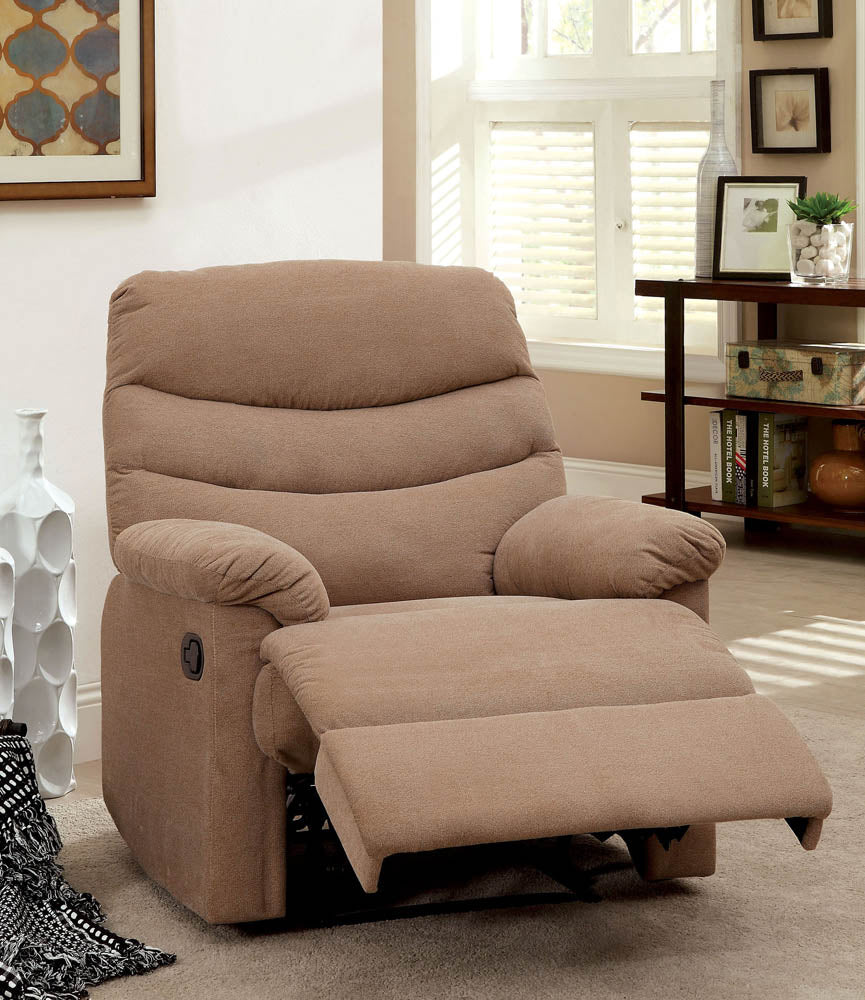 Mocha Suede Recliner