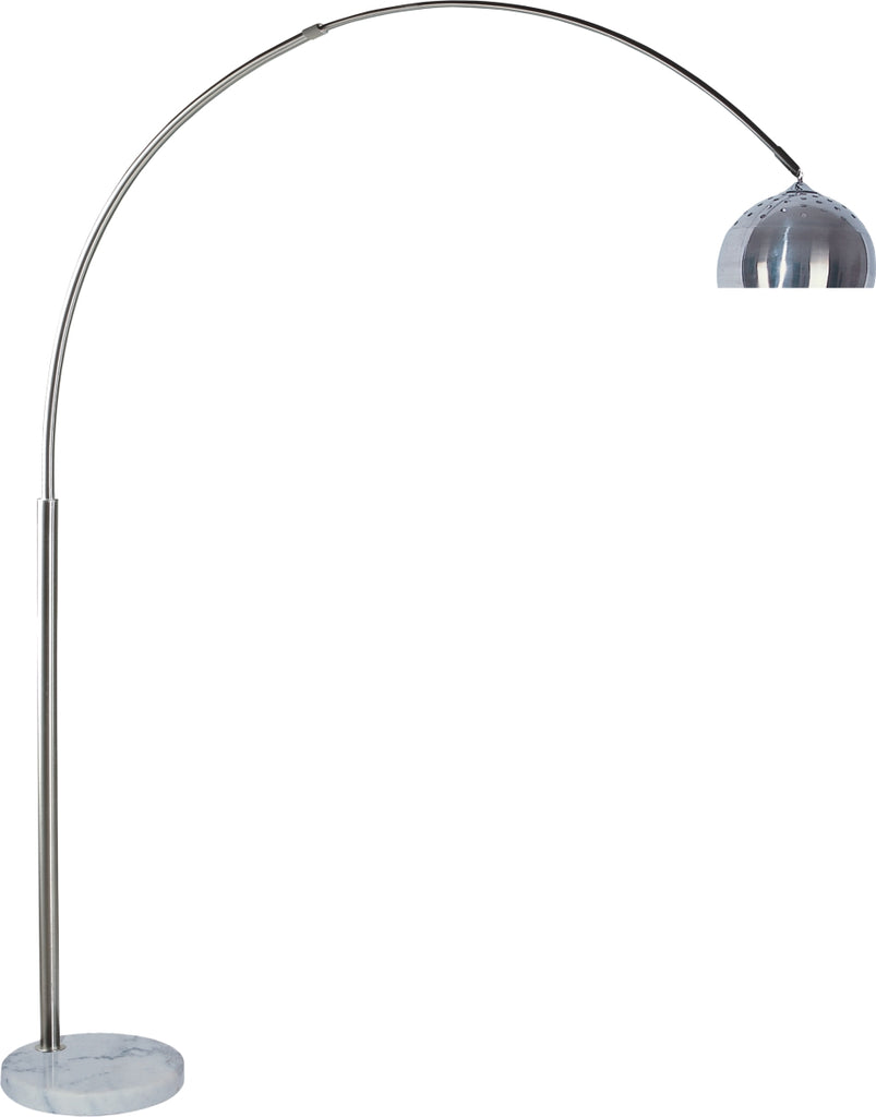 Silver Modern Floor Lamp