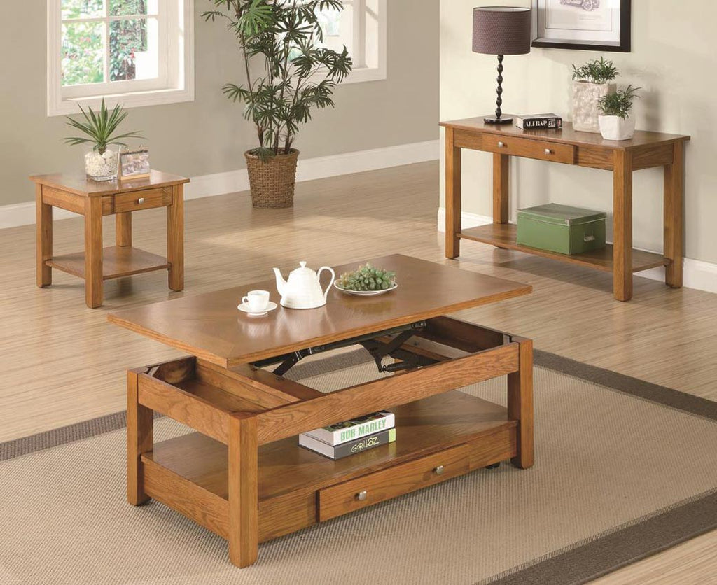 Lift Top Coffee Table with Storage Drawer and Shelf
