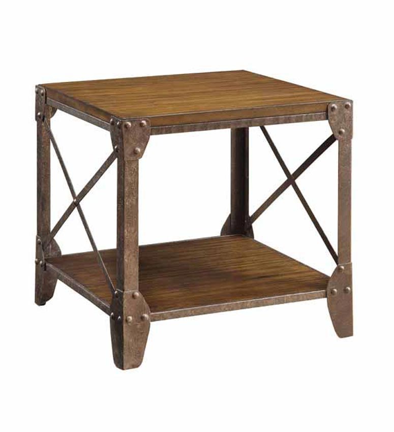 Rustic Brown End Table