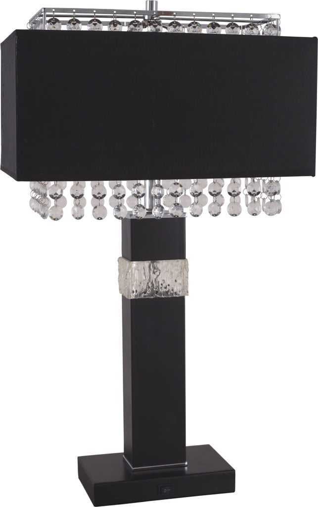 Contemporary Black Table Lamp