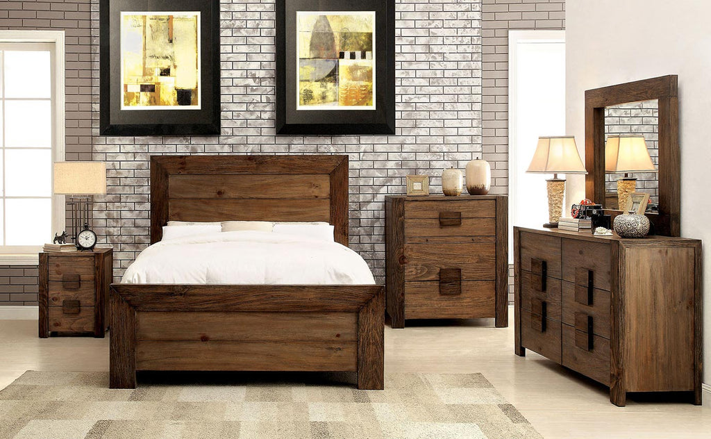 Plank Style Platform Bed Frame