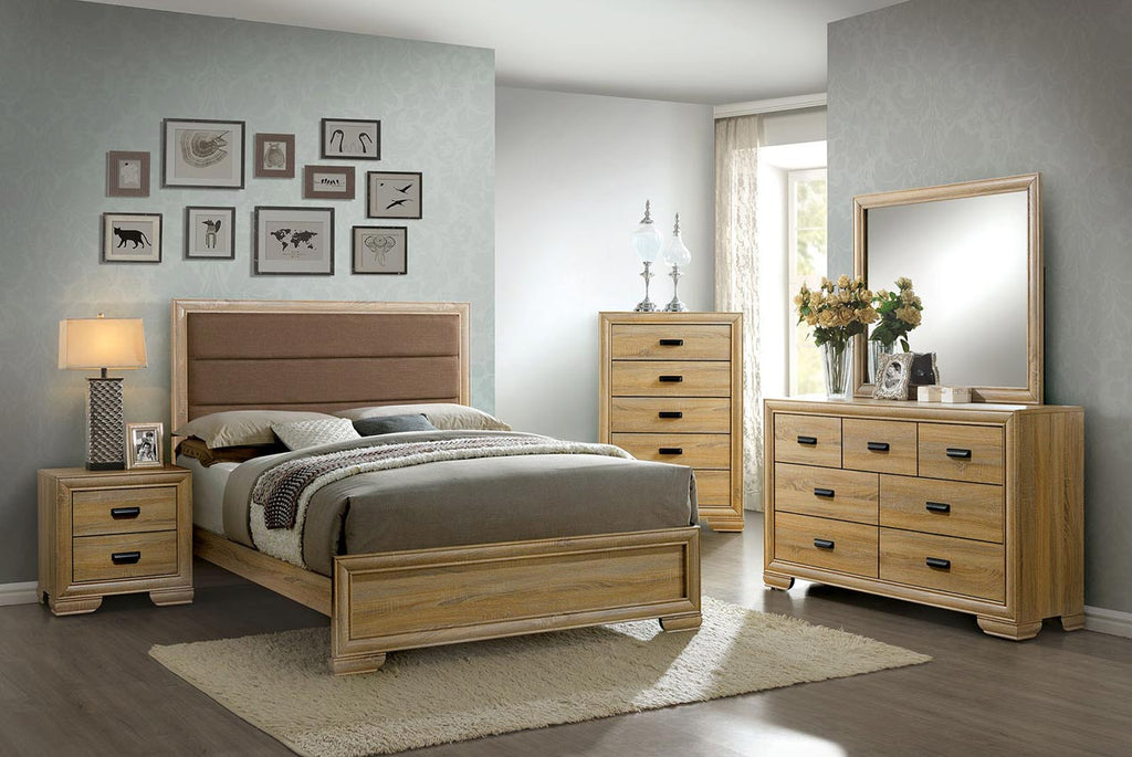 Contemporary Natural Bed Frame