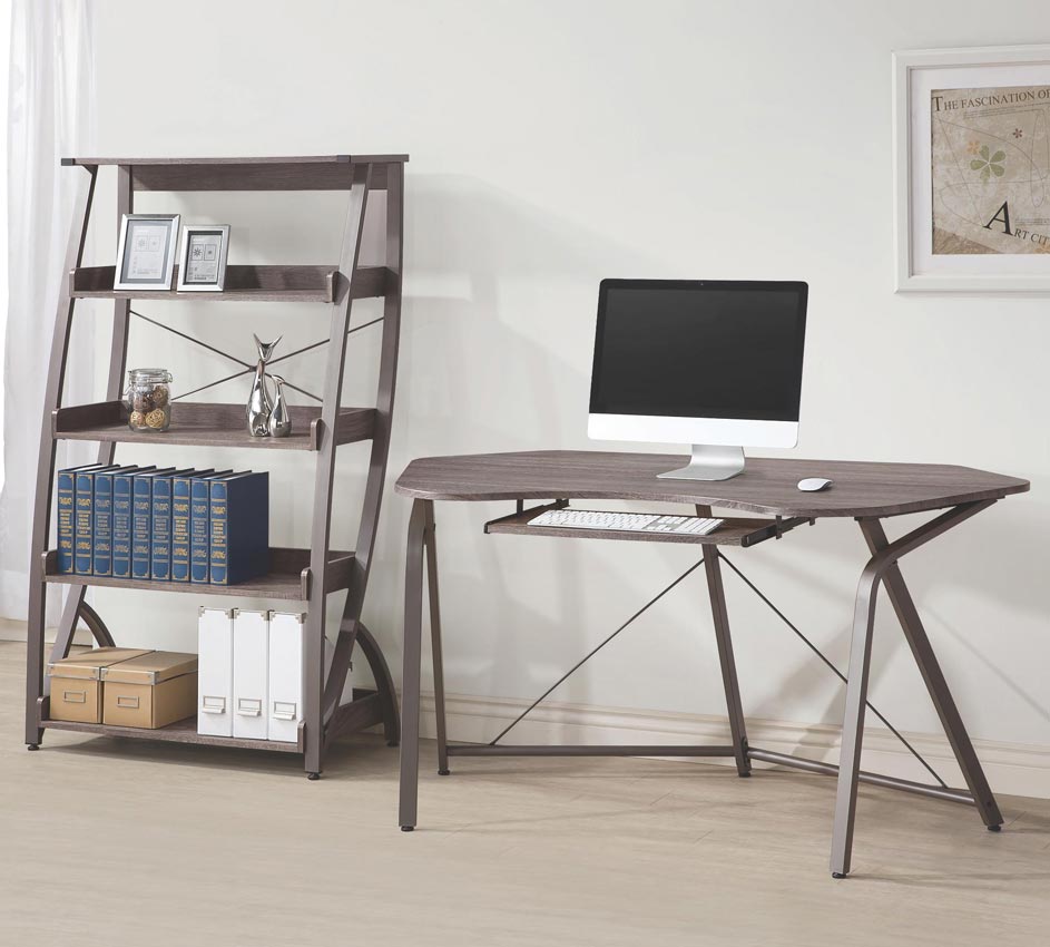 Harsen Computer Desk with Keyboard Tray