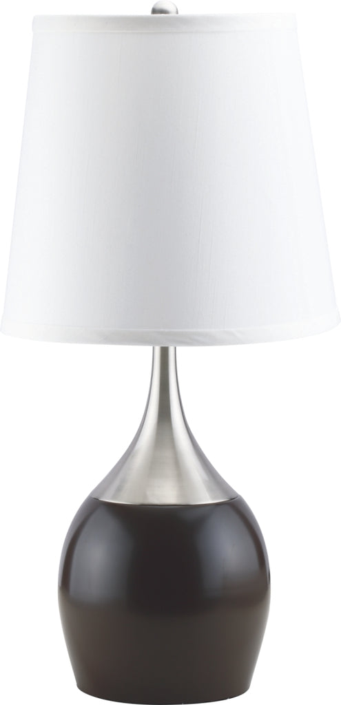 Black and Silver Table Lamp