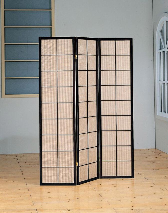 Cappuccino Finish Transitional Room Divider