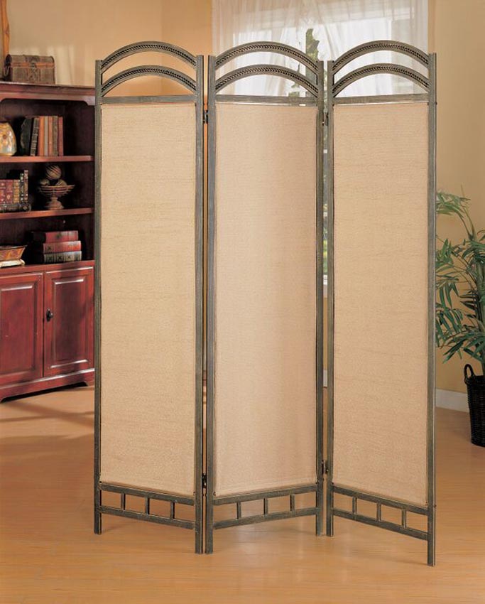 Graphite Transitional Metal Room Divider
