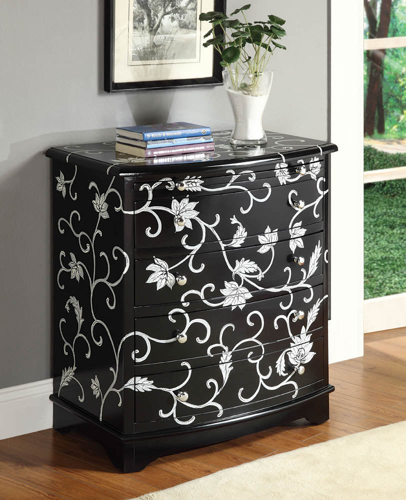 Black Finish Bombay Chest