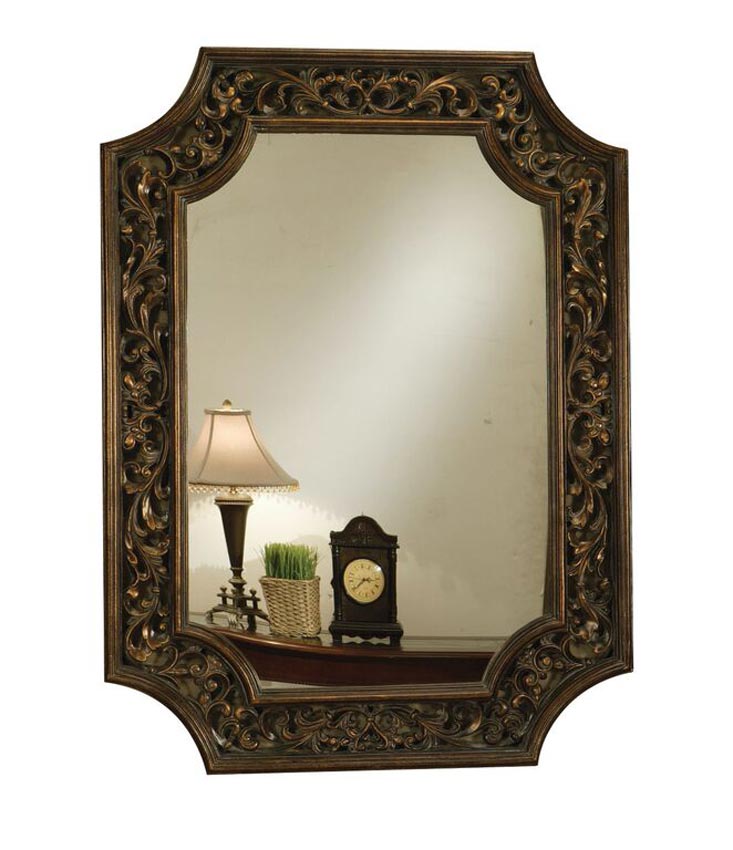 Bronze Finish Traditional Mirror