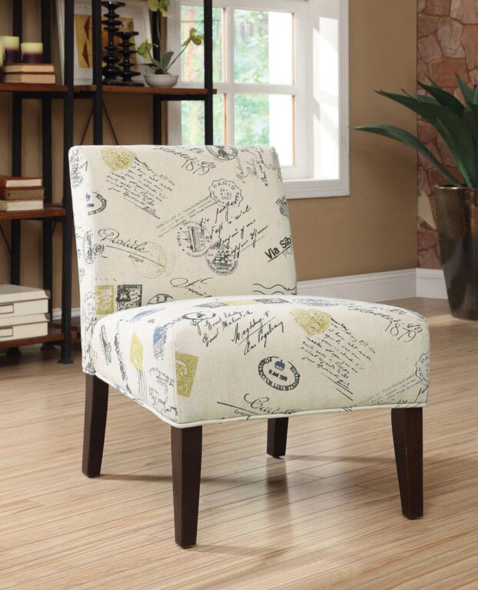 Signature and Stamp Pattern Chair