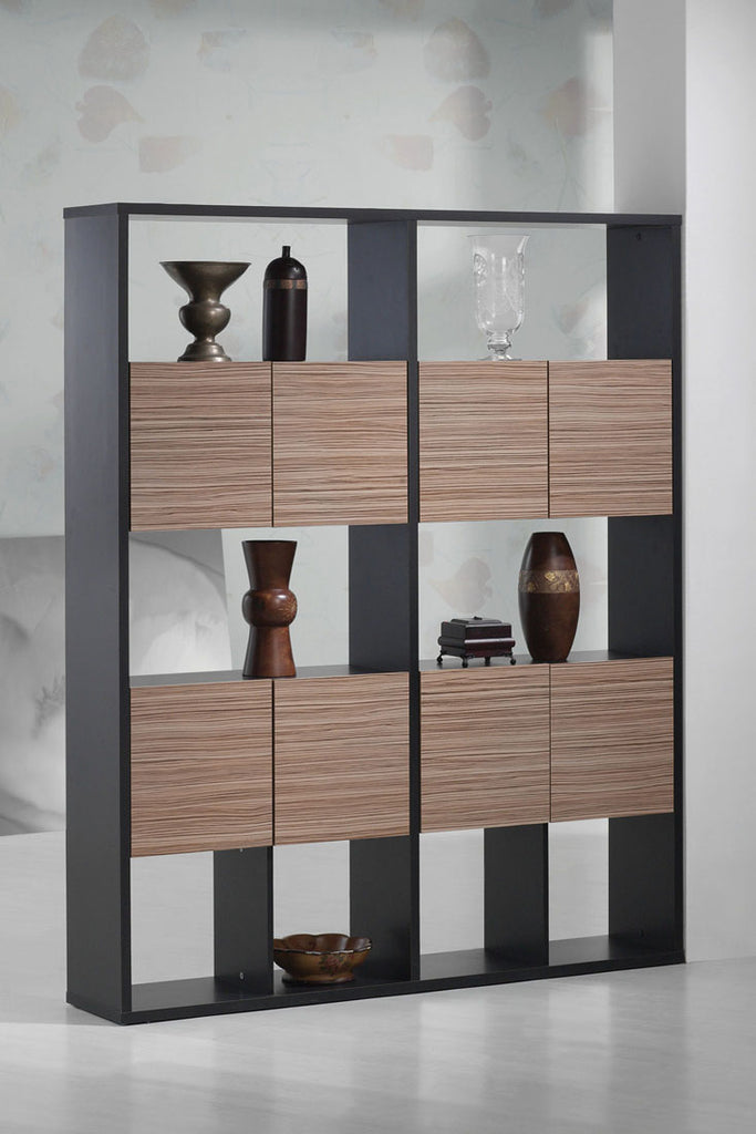 Espresso Rustic Finish Book Case