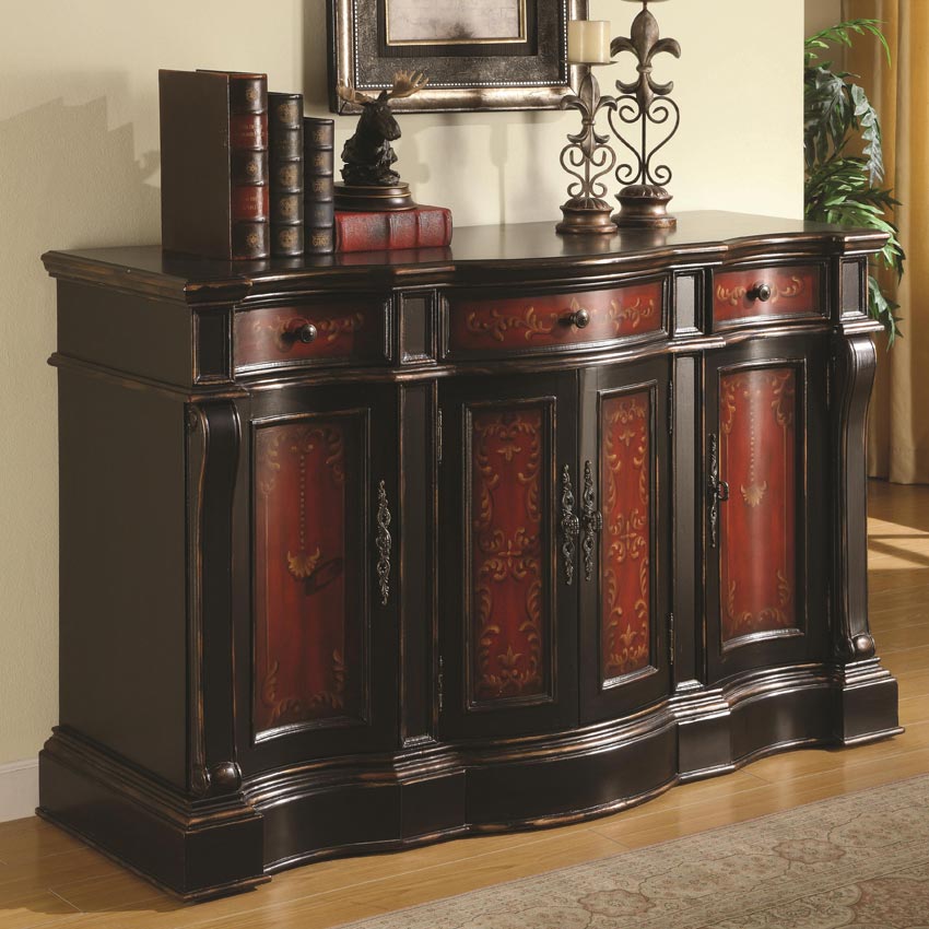 Hand painted Accent Cabinet