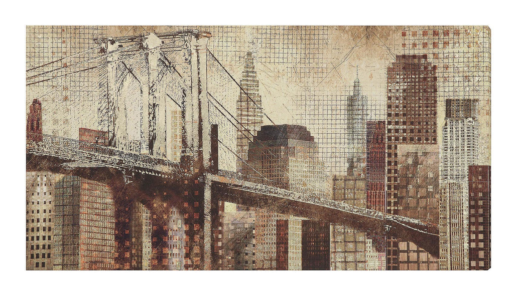 Cityscape Wall Painting