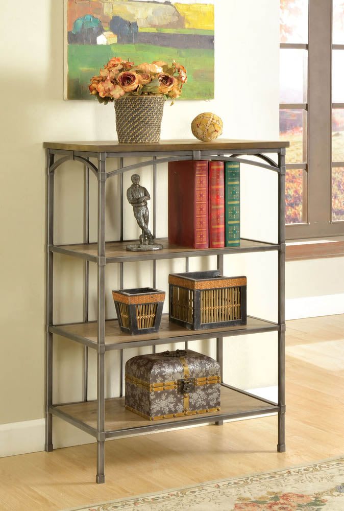 4-Tier Metal Book Case