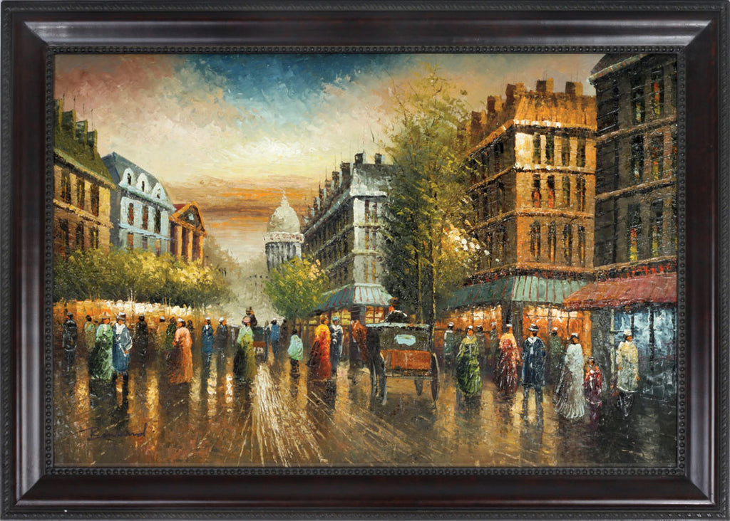 Twilight in Paris Canvas Painting
