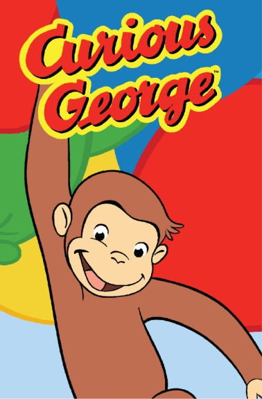 Happy Curious George Rug