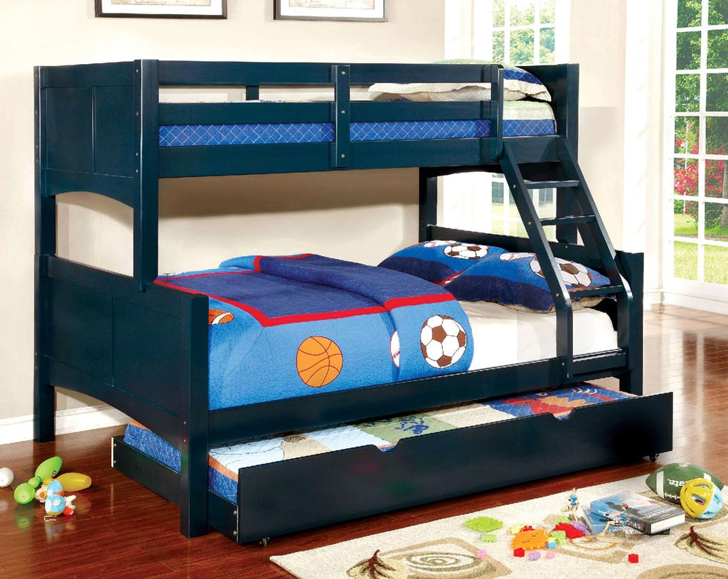 Twin/Full Wooden Bunk Bed