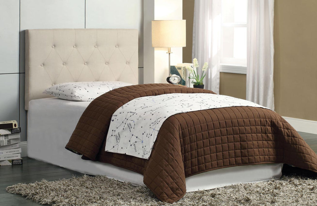 Twin Grey Upholster Headboard