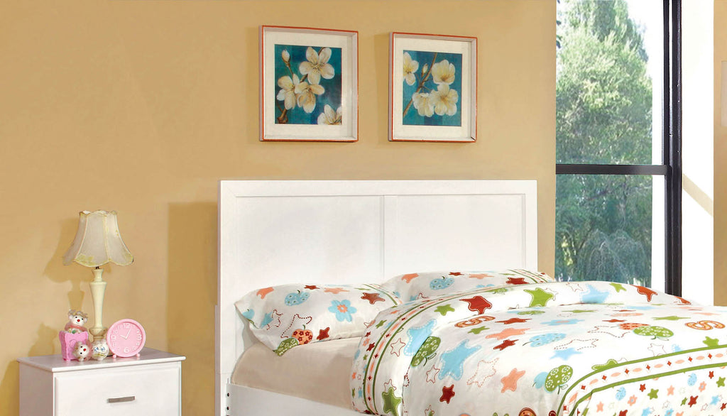 Twin White Headboard
