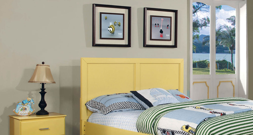 Yellow Twin Headboard
